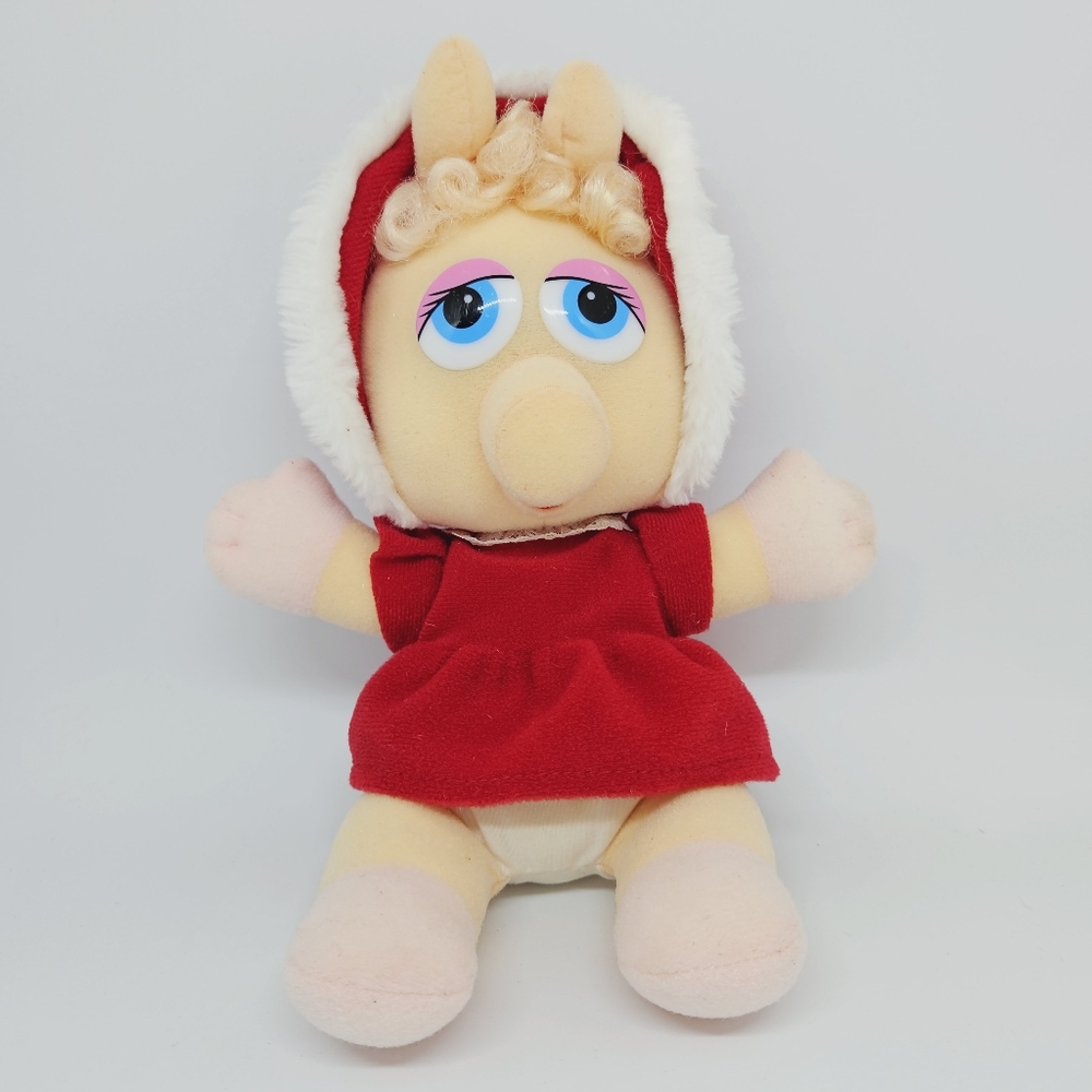 Vintage 1987 Miss Piggy Christmas Plush
